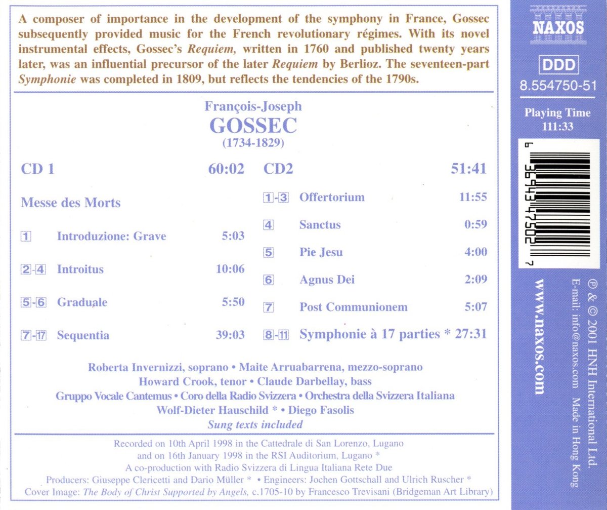 GOSSEC: Grande Messe des Morts - slide-1