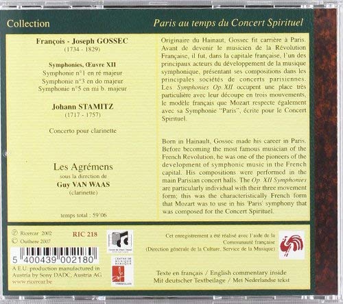 Gossec: Symphonies op. XII - slide-1