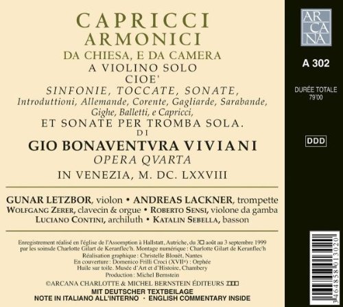Viviani: Capricci Armonici op. 4 - slide-1