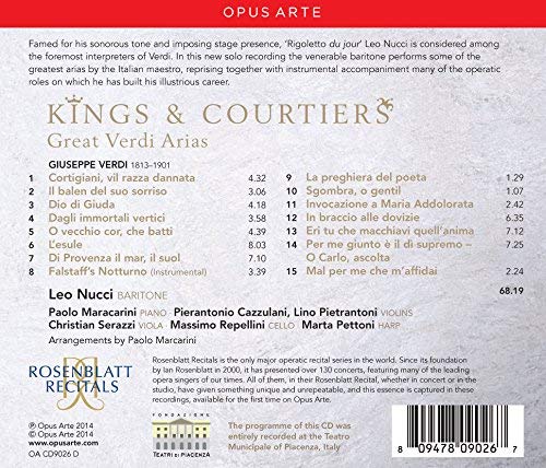 Kings and Courtiers - Great Verdi Arias - slide-1