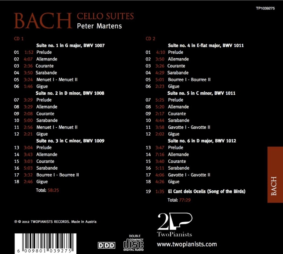 Bach: Complete Cello Suites - slide-1