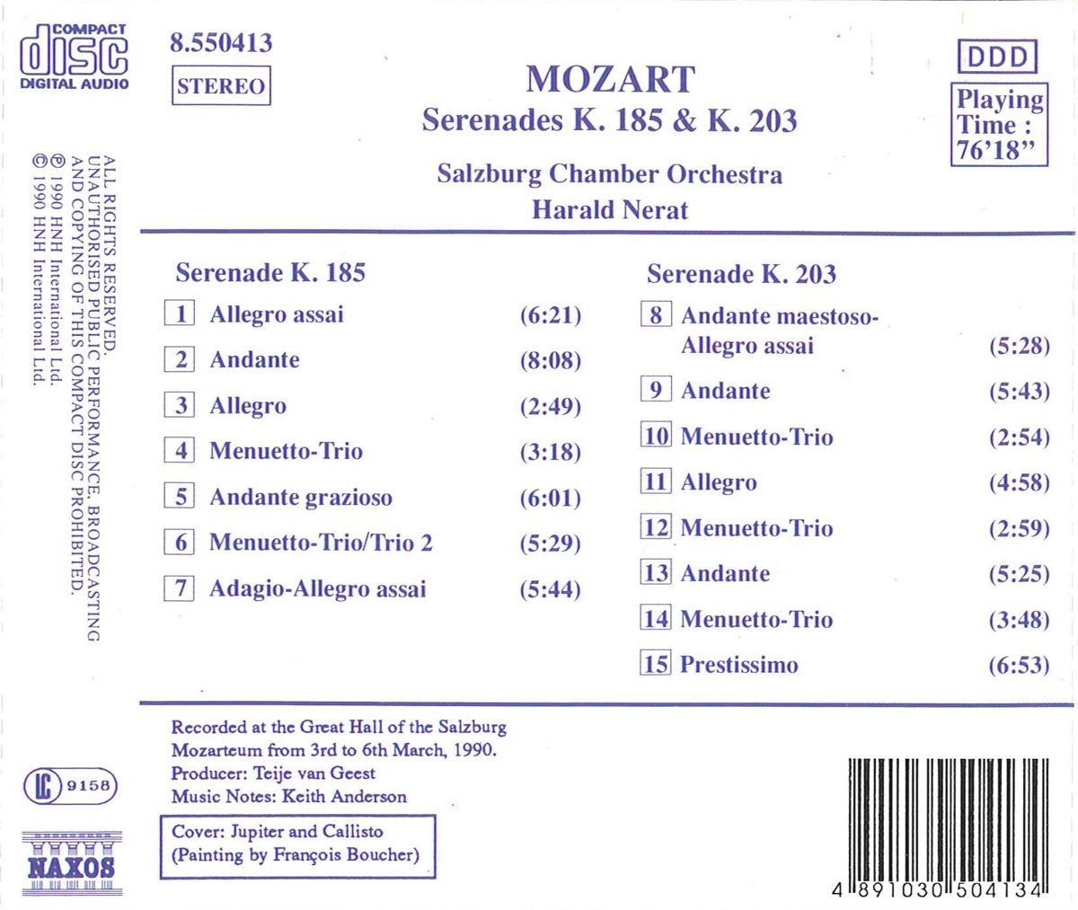 Mozart: Serenade 3 & 4 - slide-1