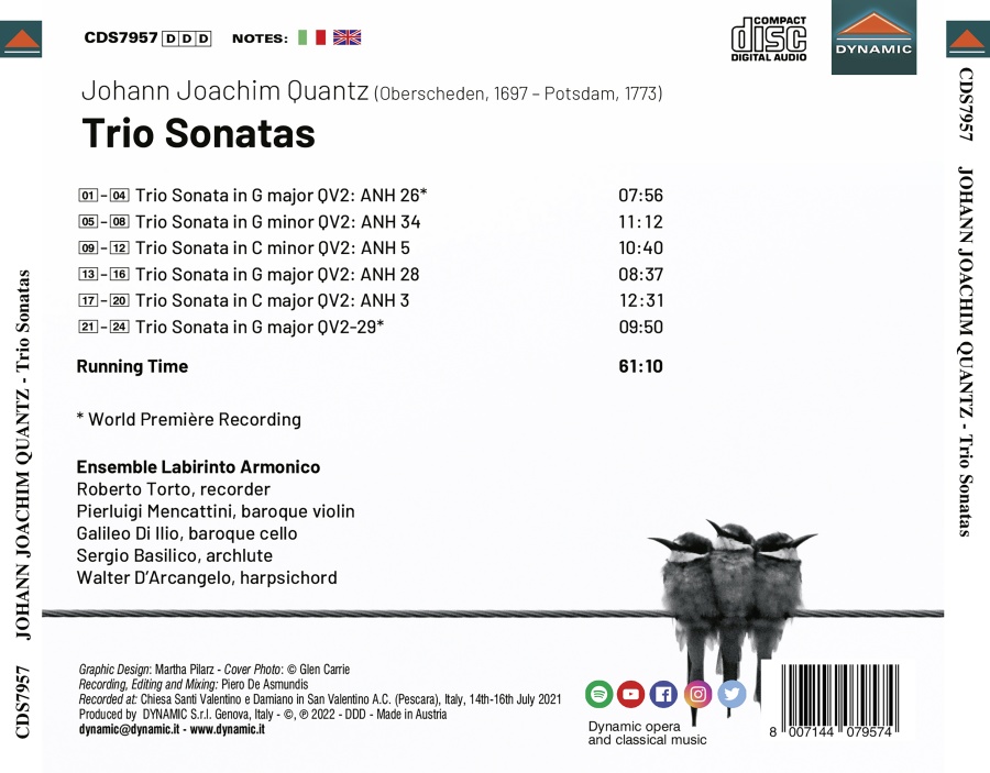Quantz: Trio Sonatas - slide-1