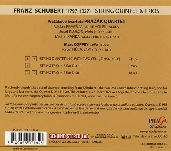 Schubert: String Quintet & String Trios - slide-1