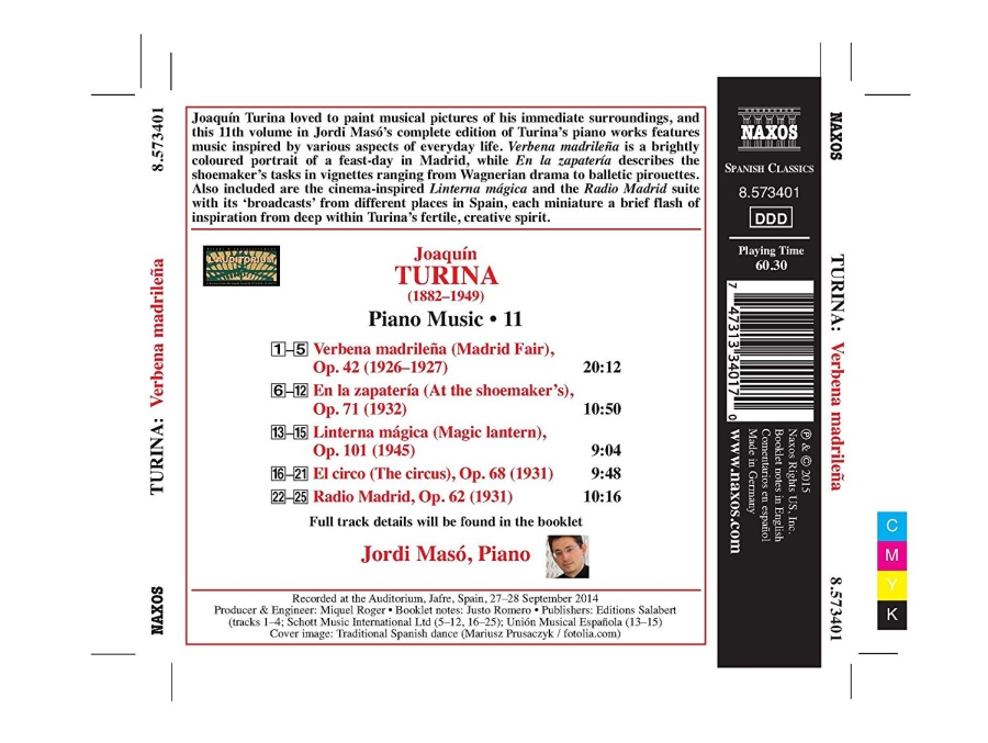 Turina: Piano Music Vol. 11 - Verbena madrileña En la zapatería Linterna mágica … - slide-1