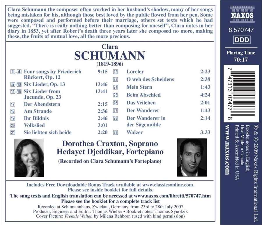 Schumann, C: Complete Songs, Ich stand in dunkeln Träumen,  Was weinst du Blümlein? - slide-1