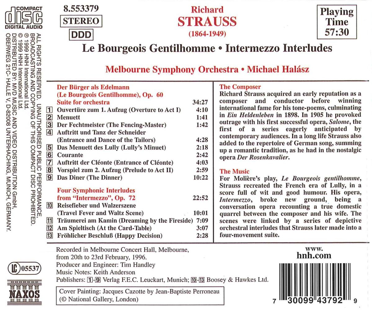 STRAUSS R.: Le Bourgeois Gentile - slide-1