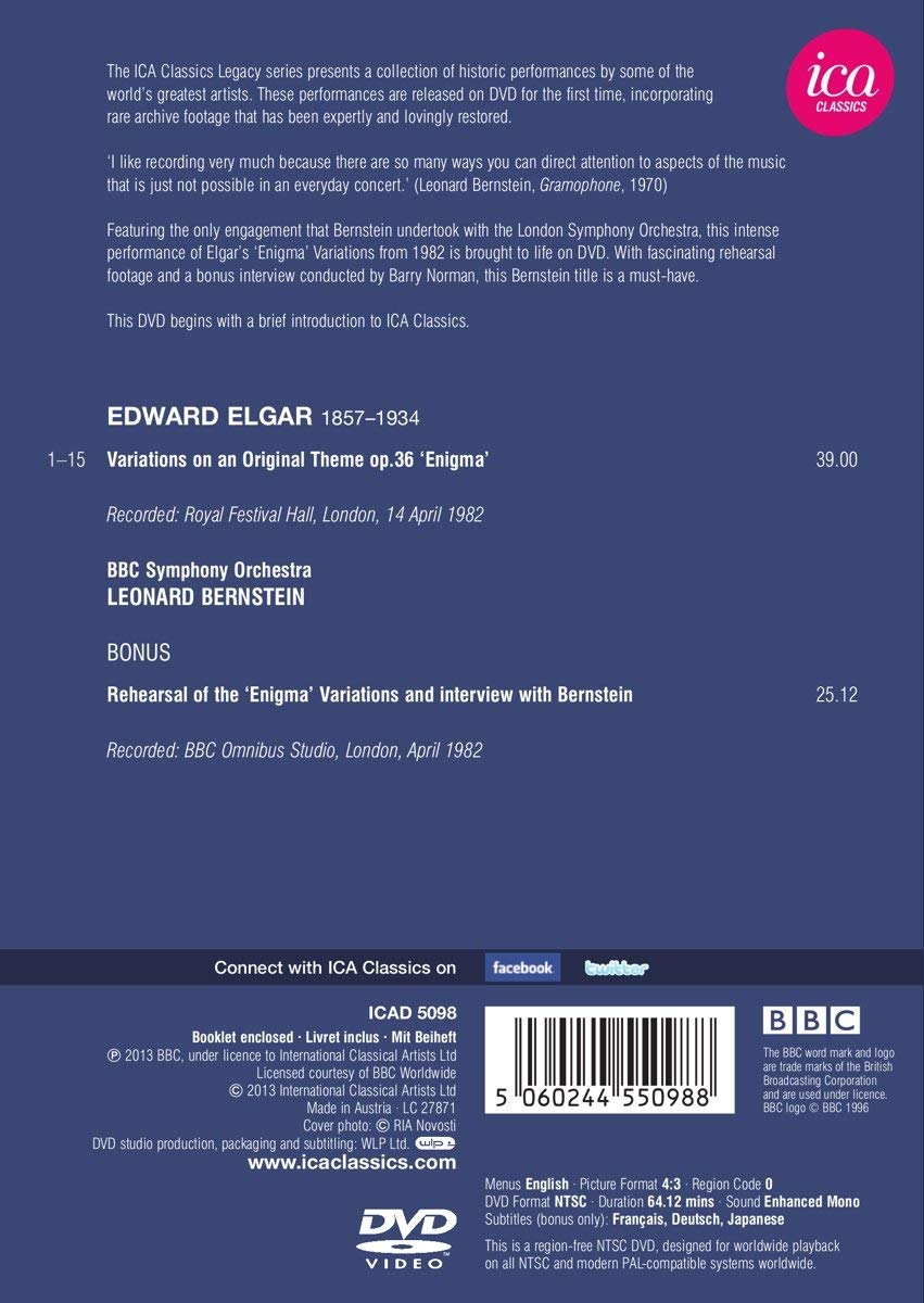 Elgar: Enigma Variations / Leonard Bernstein - slide-1