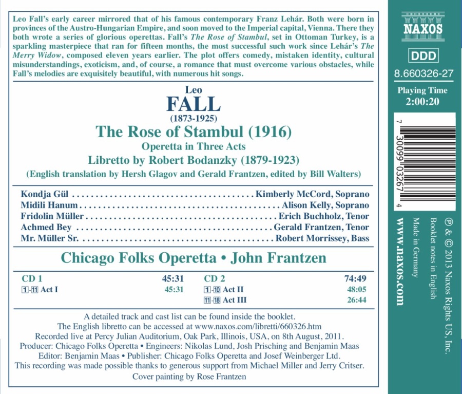 Fall: The Rose of Stambul (1916), operetka - slide-1