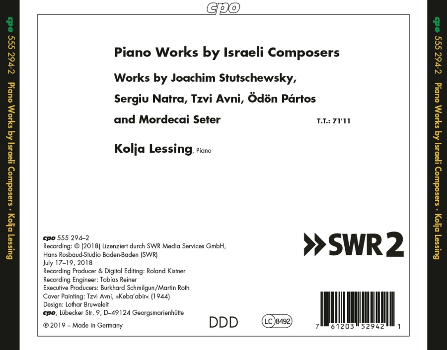 Piano Works by Israeli Composers - slide-1