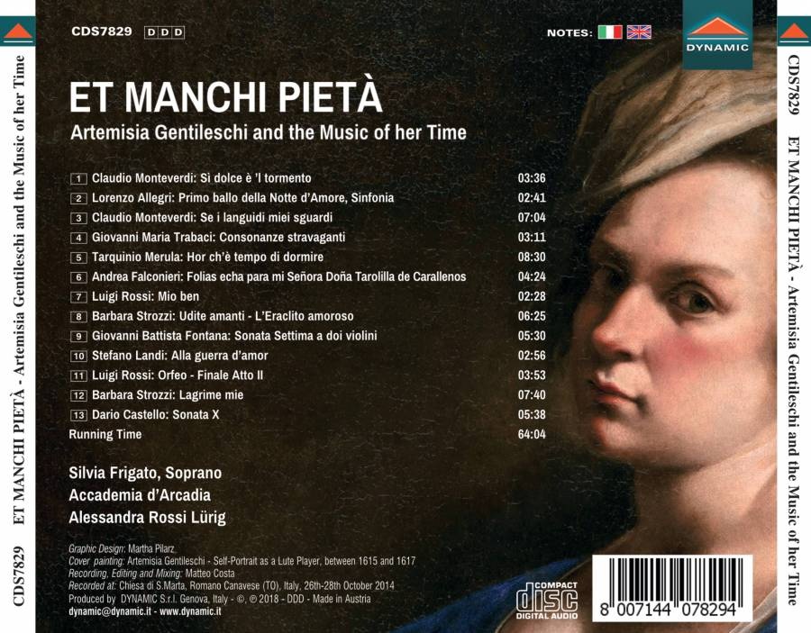Et manchi pieta, Artemisia Gentileschi and the music of her time - slide-1