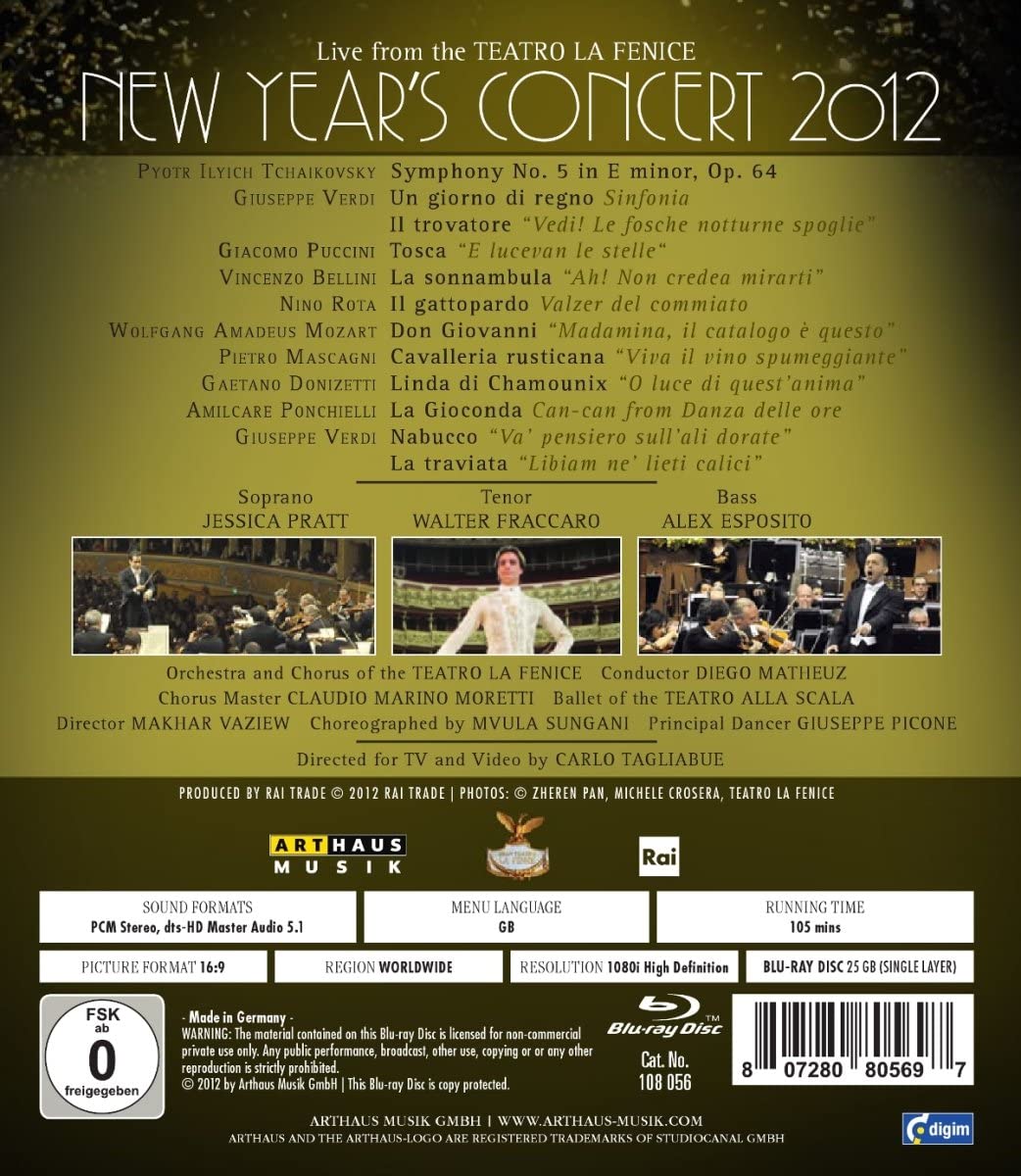 Teatro La Fenice - New Years Concert 2012 - slide-1