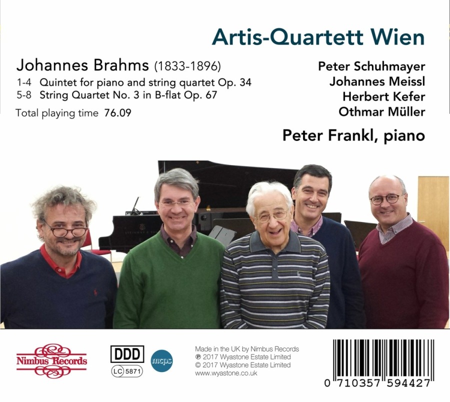 Brahms: Piano Quintet; String Quartet No. 3 - slide-1