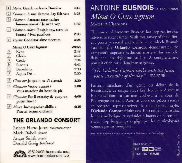 Busnois: Missa O Crux Lignum  - slide-1