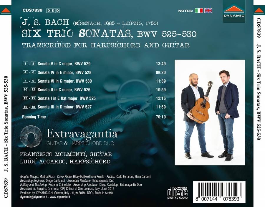 Bach: Six Trio Sonatas BWV 525-530 - slide-1