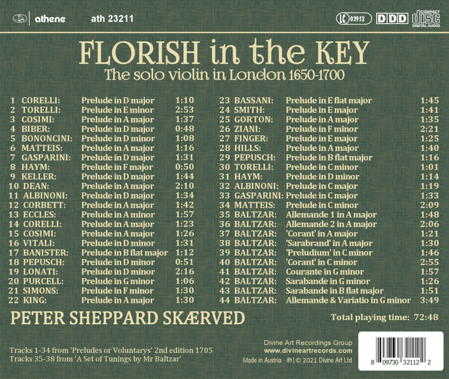 Florish in the Key - The solo violin in London 1650-1700 - slide-1