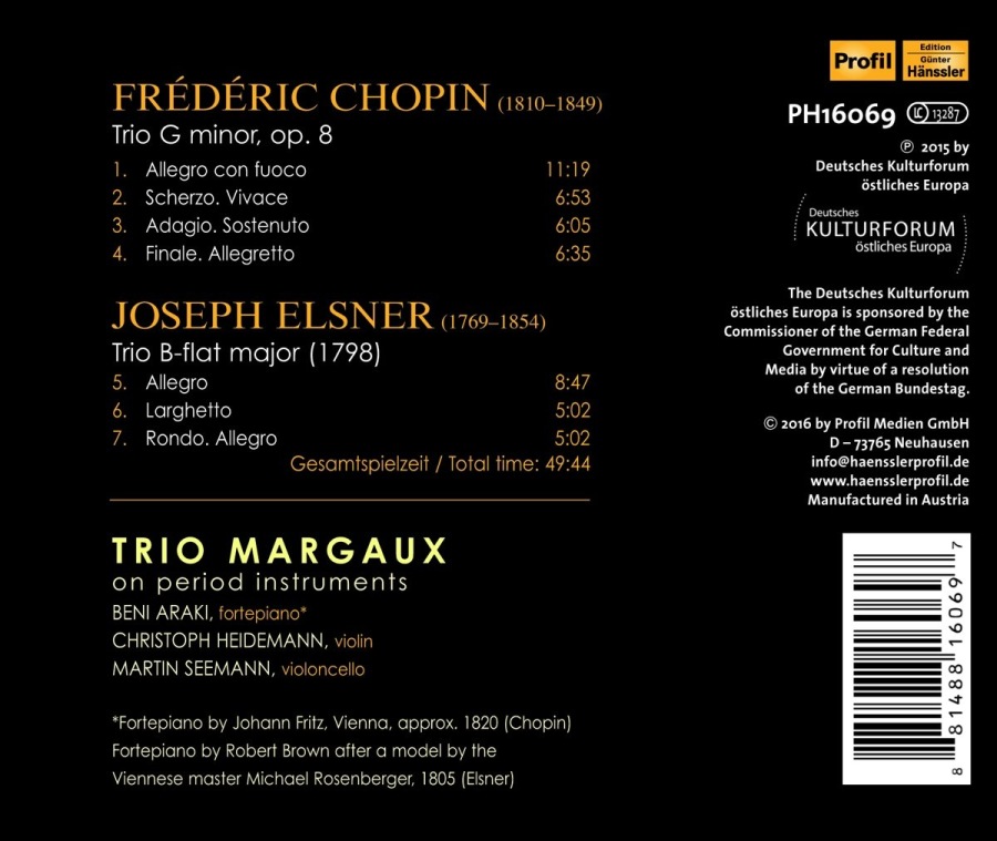Chopin & Elsner: Fortepiano Trios - slide-1