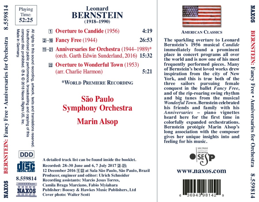 Bernstein: Anniversaries for Orchestra; Fancy Free - slide-1