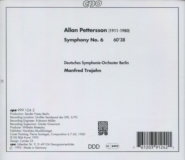 PETTERSSON: Symphony no. 6 - slide-1