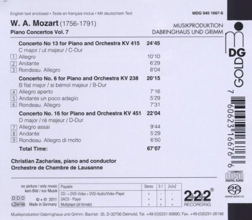 Mozart: Piano Concertos Vol. 7 - Nos. 6, 13 & 16 - slide-1