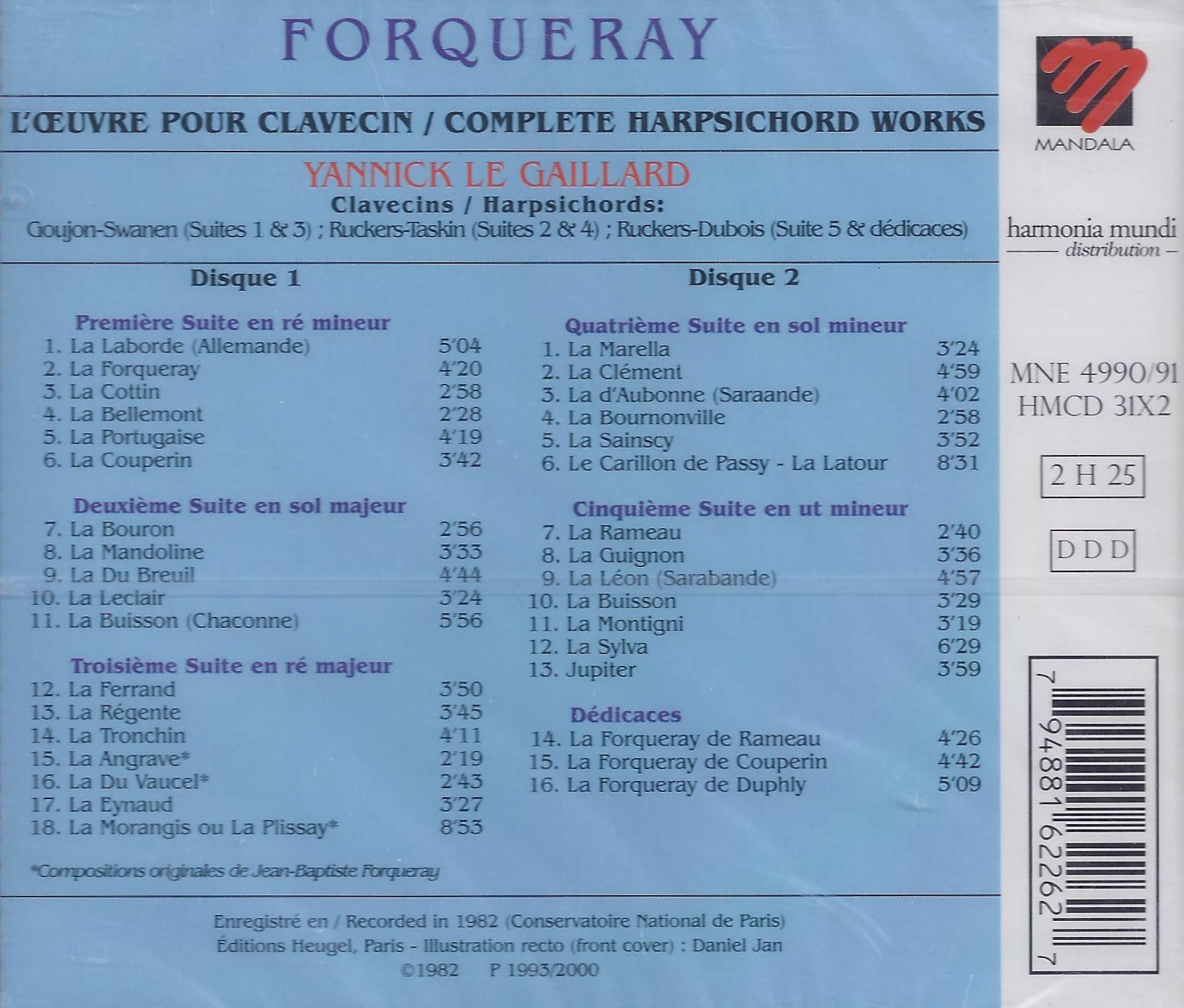 Forqueray: Suiten für Cembalo Nr.1-5 - slide-1