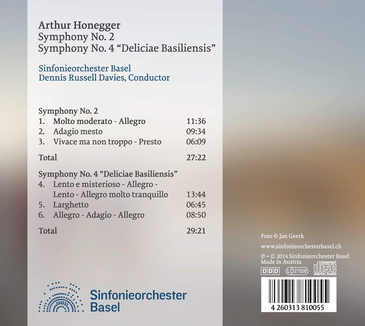 Honegger: Symphonies Nos. 2 & 4 - slide-1
