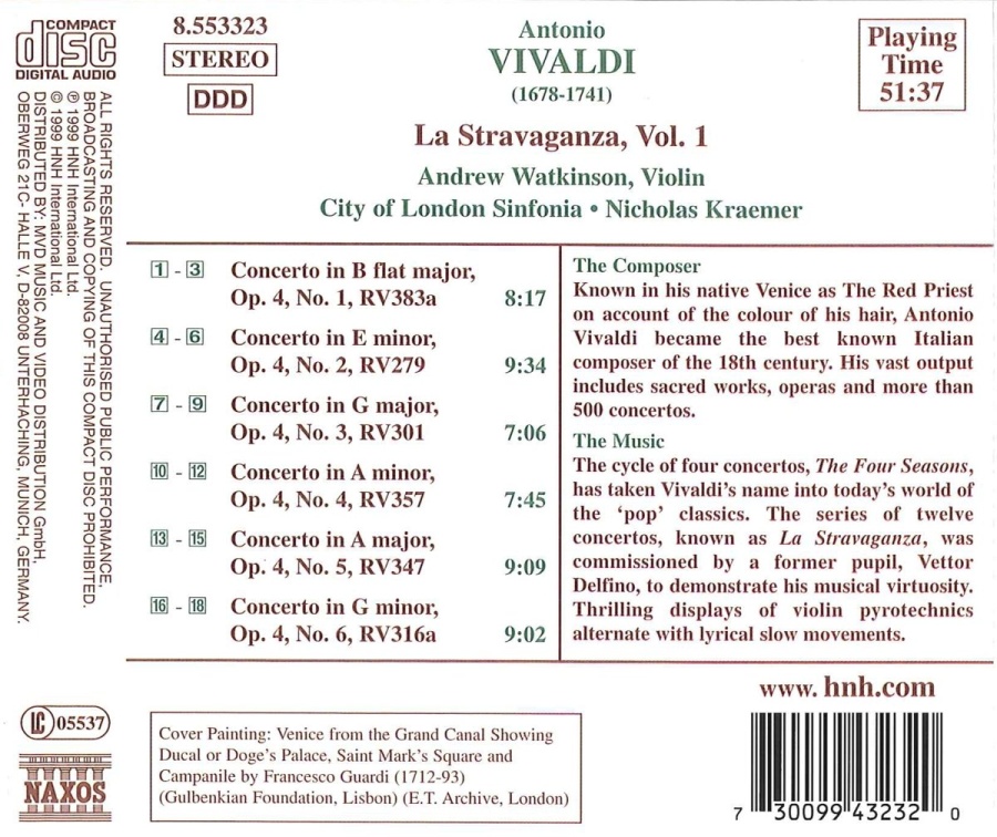 VIVALDI: La Stravaganza, Vol. 1 - slide-1