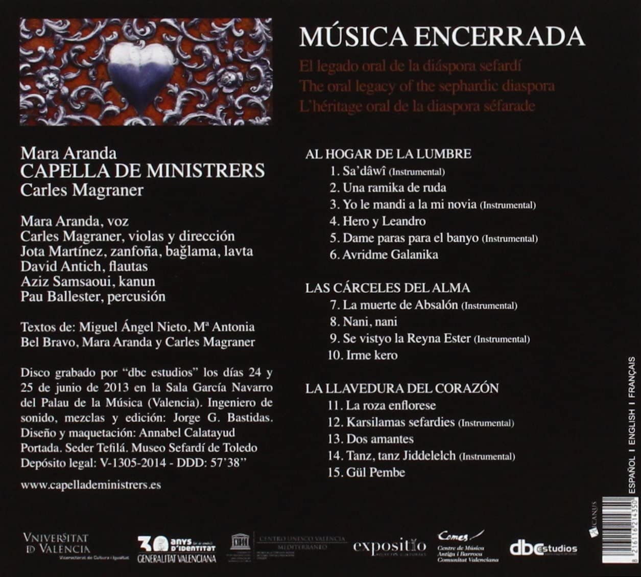 Musica Encerrada, The oral legacy of the Sephardic Diaspora - slide-1