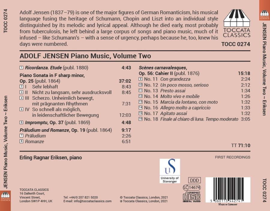 Jensen: Piano Music Vol. 2 - slide-1