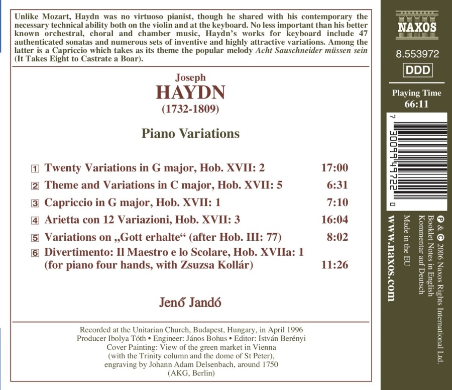 HAYDN: Piano Variations - slide-1