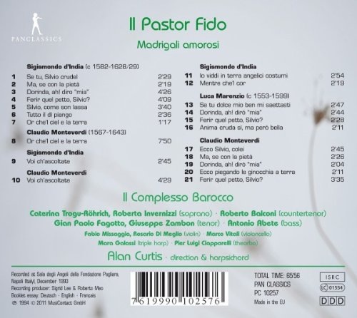 Il pastor fido - Madrigali amorosi - d’India, Monteverdi, & Marenzio - slide-1