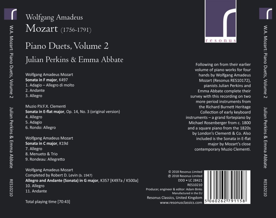 Mozart: Piano Duets Vol. 2 - slide-1