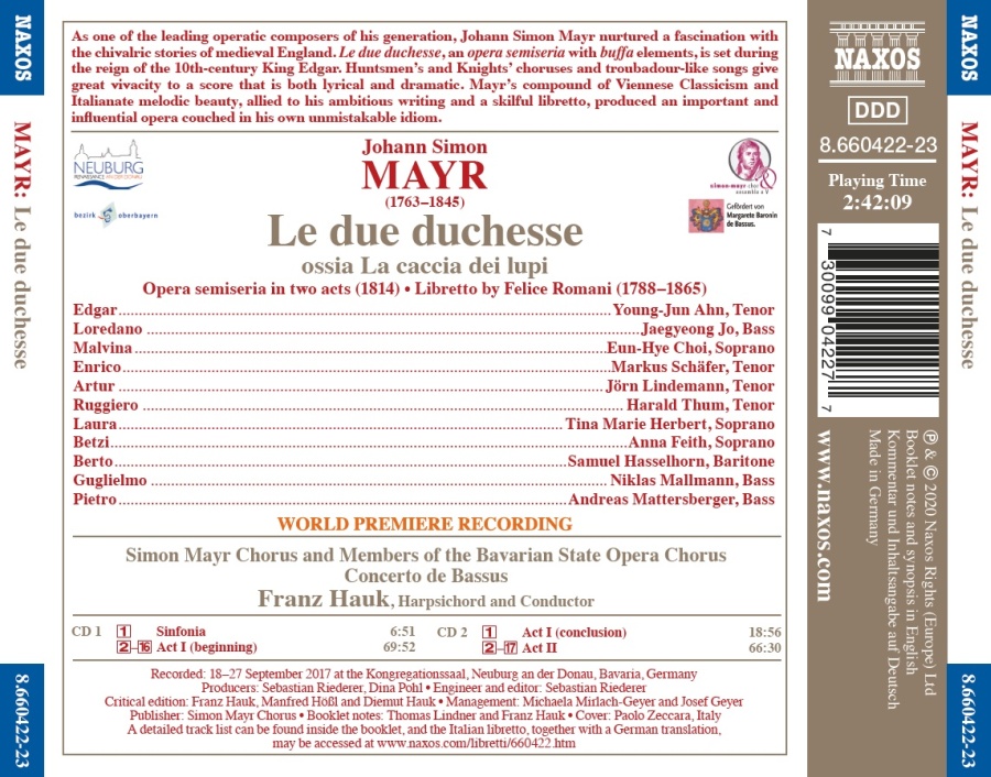 Mayr: Le due duchesse - slide-1