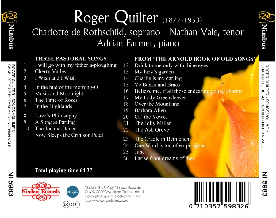 The Songs of Roger Quilter - slide-1
