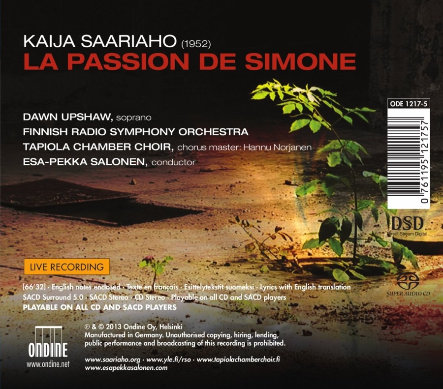 Saariaho: La Passion de Simone - slide-1