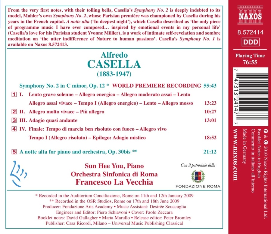Casella: Symphony No. 2, A notte alta - slide-1