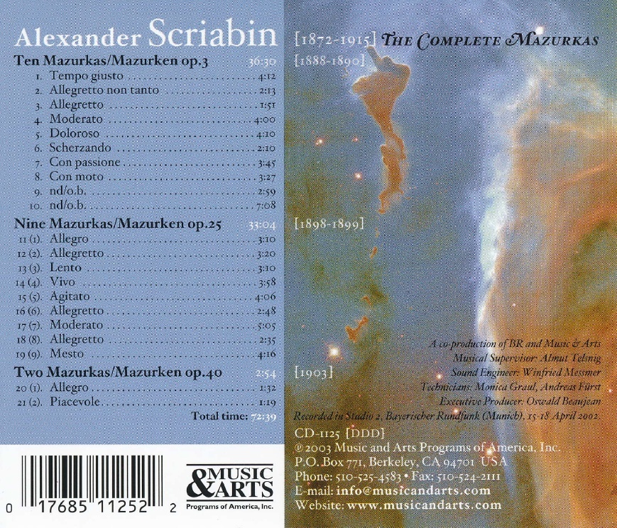 Scriabin: Complete Mazurkas - slide-1