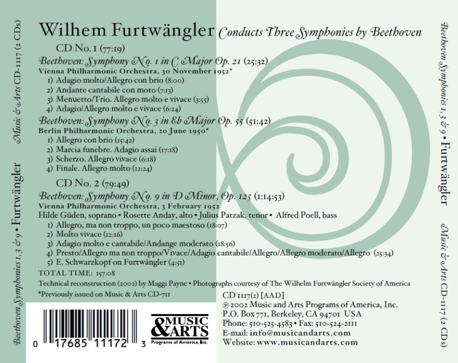 Wilhelm Furtwangler Conducts Beethoven Three Symphonies - slide-1