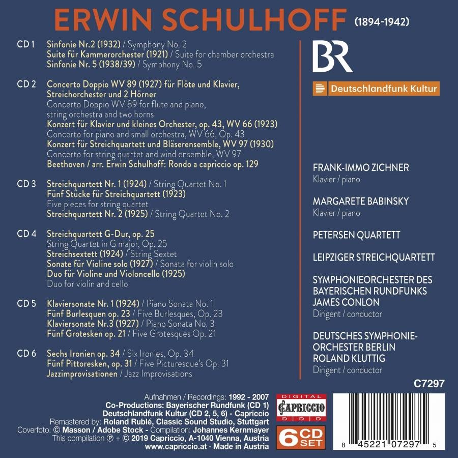 Schulhoff: Orchestral music & chamber works - slide-1