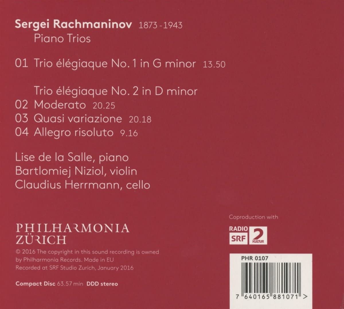 Rachmaninov: Piano Trios - slide-1