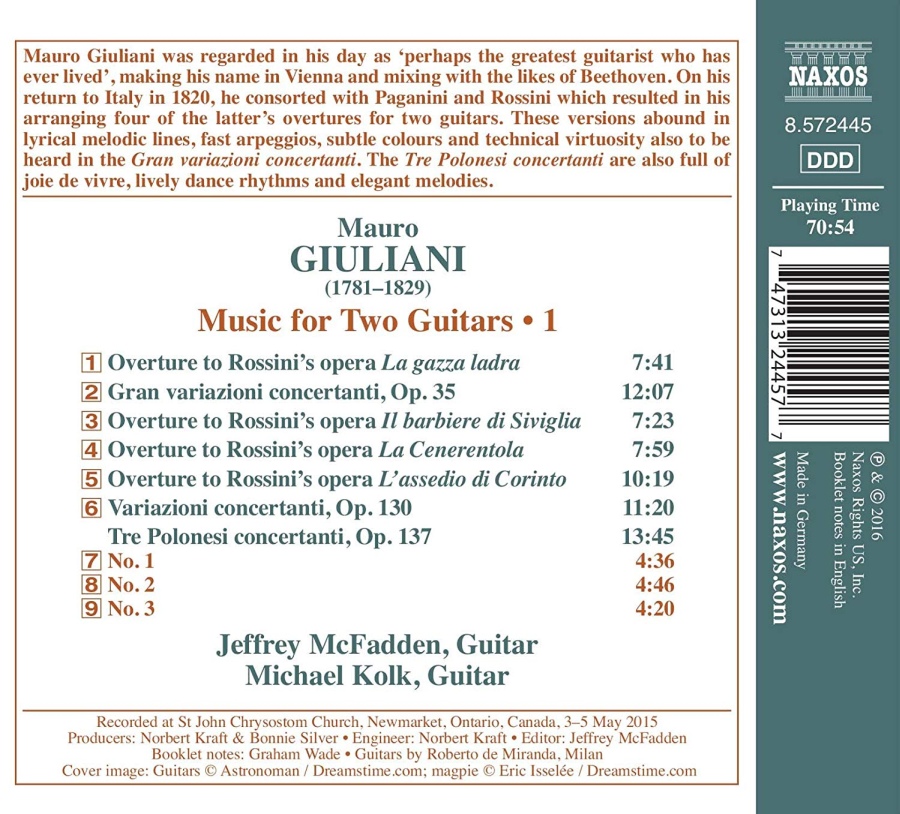 Giuliani: Music for 2 Guitars Vol. 1 - slide-1