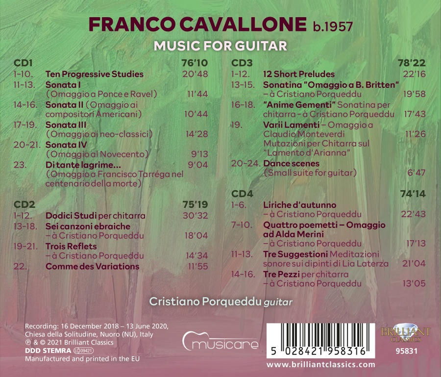 Cavallone: Music for Guitar - slide-1
