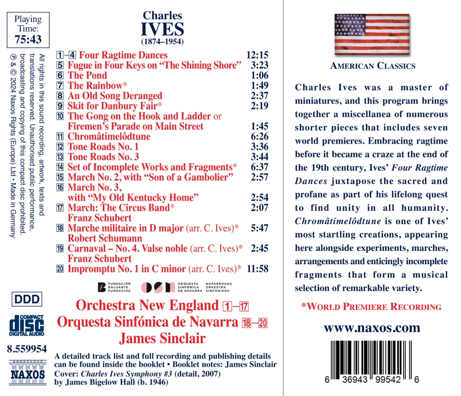 Ives: Orchestral Works - slide-1