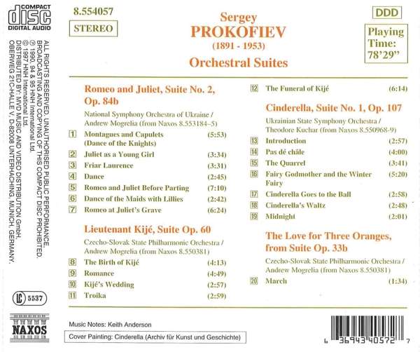 PROKOFIEV: Orchestral Suites - slide-1