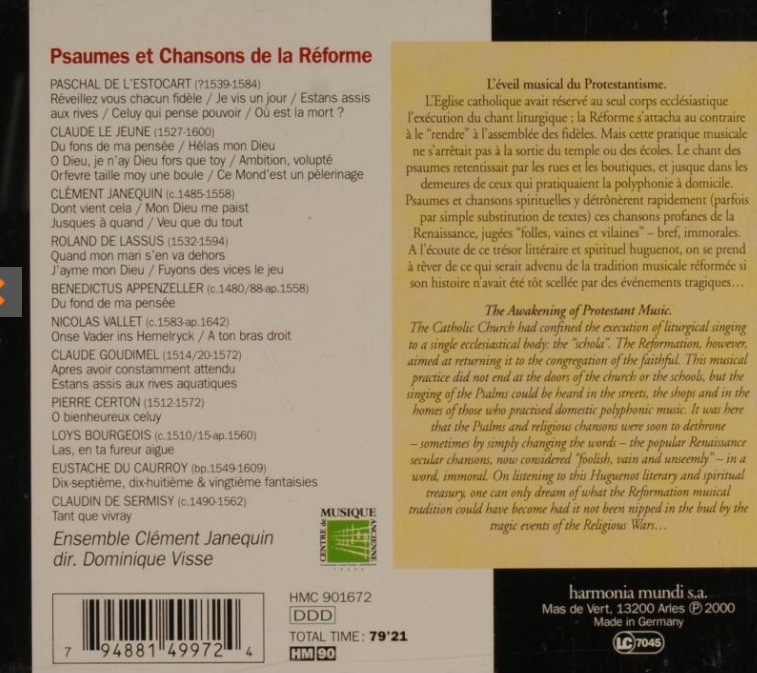 Psaumes et Chansons de la Reforme - slide-1