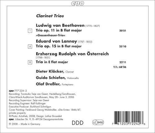 LANNOY: Clarinet trios - slide-1