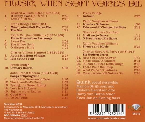 Music, When Soft Voices Die - slide-1