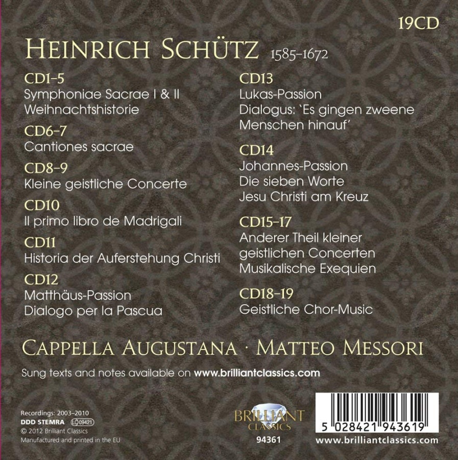 Heinrich Schütz Edition - slide-1