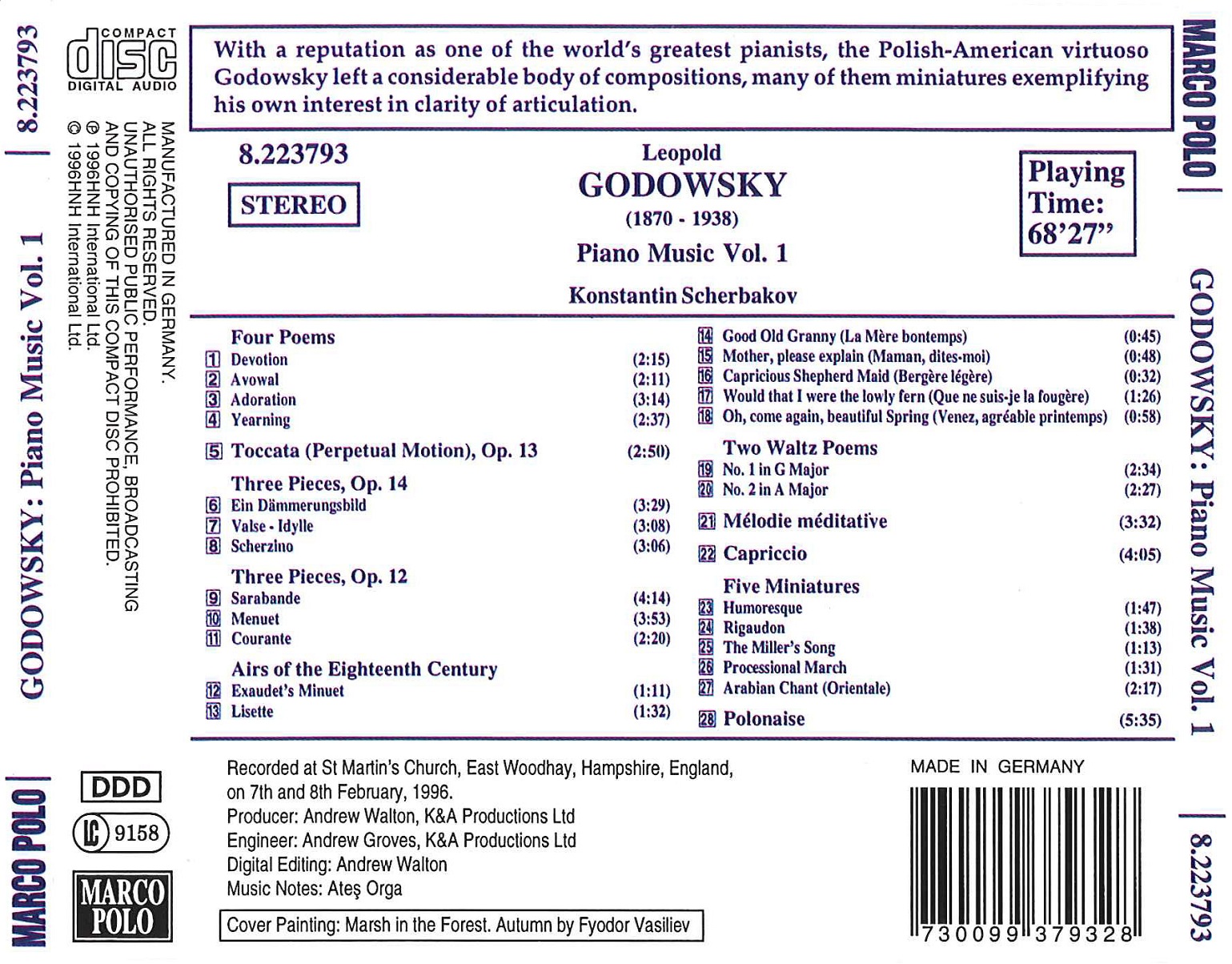 GODOVSKY: Piano Music vol. 1 - slide-1