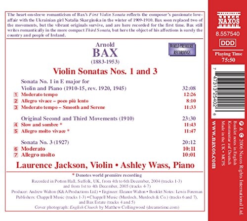 Violin Sonatas Nos. 1 & 3 / 8.557540 - slide-1